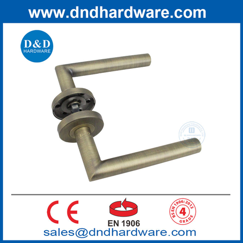 EN1906 Stainless Steel Antique Brass External Door Handles Bedroom-DDTH003