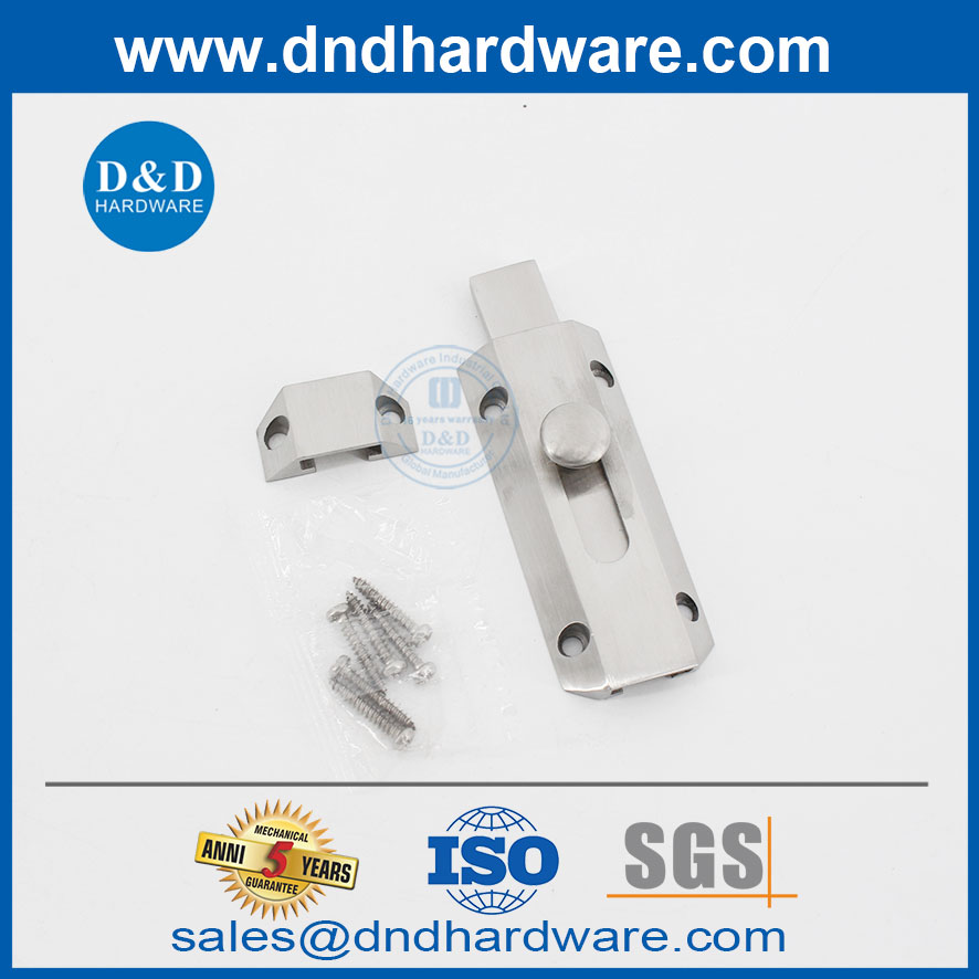 Commercial Door Surface Bolts Stainless Steel Barrel Bolt Lock for Door-DDDB029