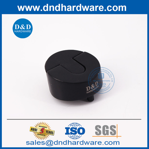 Matte Black Simple Type Stainless Steel Door Stopper-DDDS006