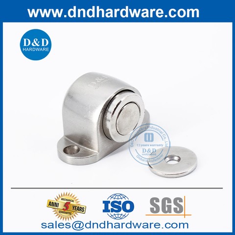 Zinc Alloy Decorative Accessory Silver Magnetic Doorstop-DDDS031