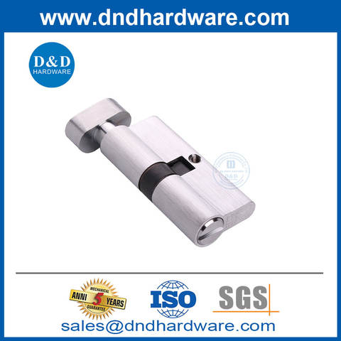 Privacy Bathroom Toilet Cilindro Solid Brass Mortise Cylinder Door Lock Cylinder-DDLC007