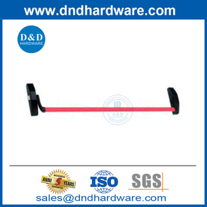1 Latch Point Red And Black Steel Material Cross Bar Type Panic Exit Device-DDPD034