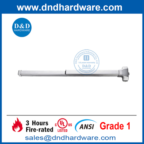 Half Length Steel Material Panic Exit Device for Fire Security Exit Door-DDPD008