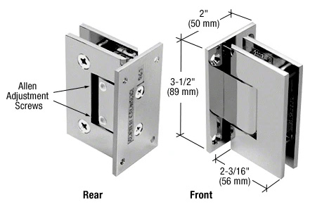 shower glass hinge 