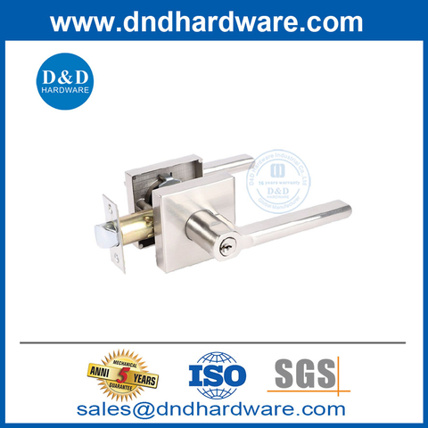 Security Entrance Door Lockset Zinc Alloy Door Lever Lockset-DDLK019