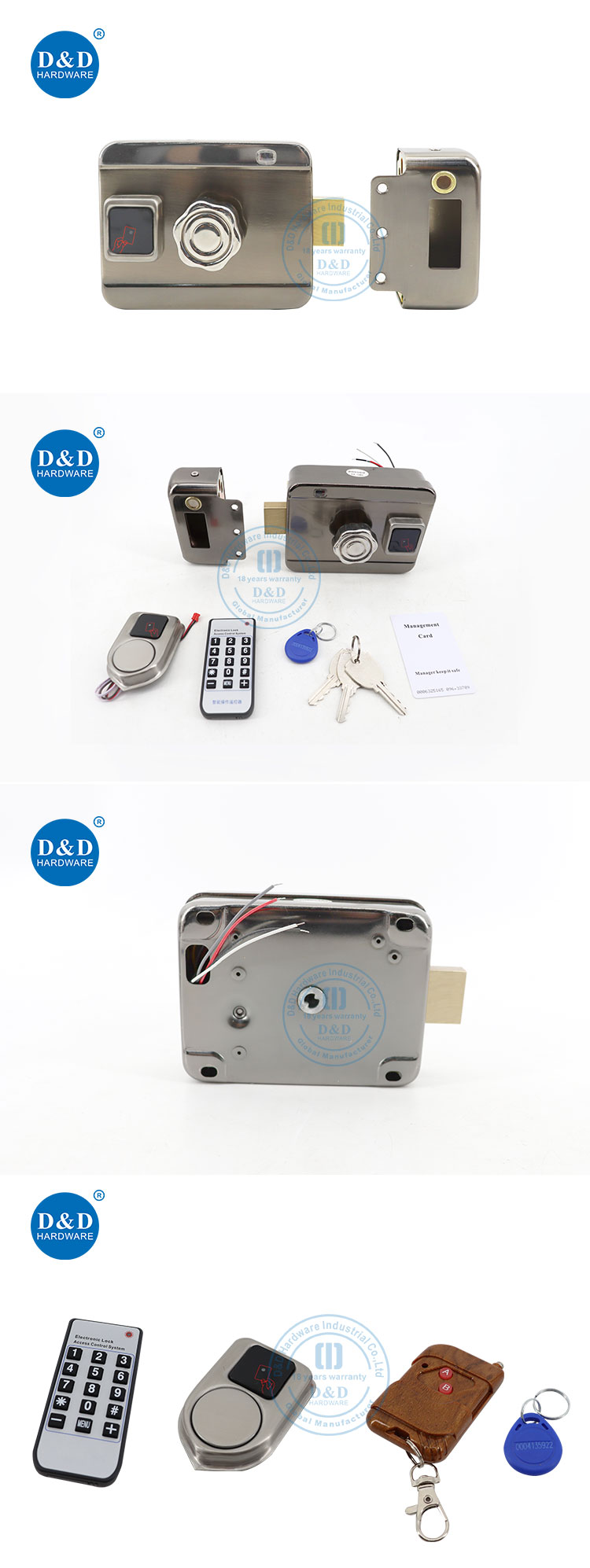Electronic Rim Lock