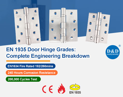 Understanding BS EN 1935 Single-axis hinges grades