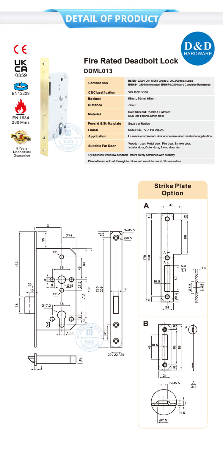 Deadbolt Lock
