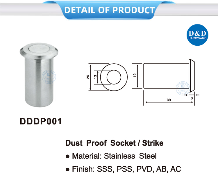 dust proof floor socket