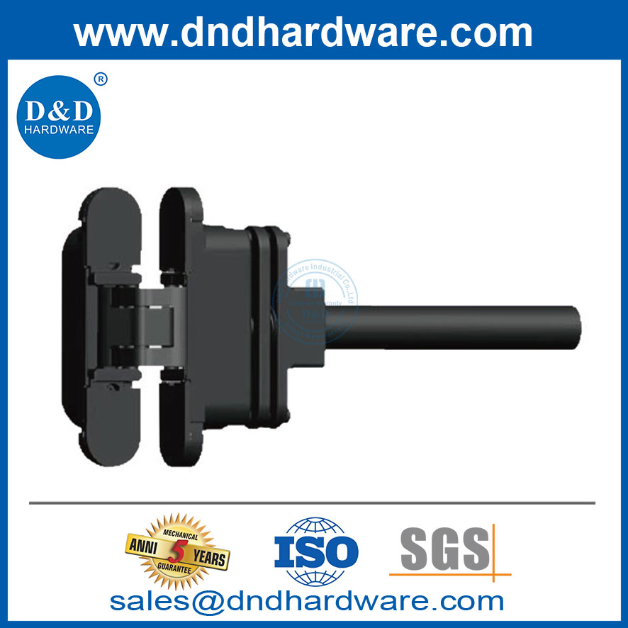 black hidden door hinges