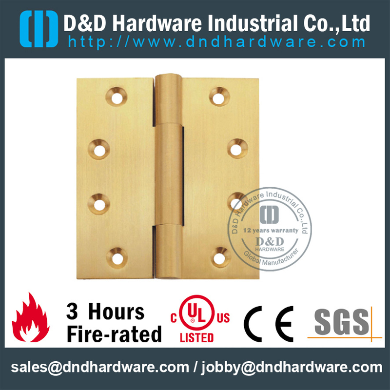 DDBH010-Solid Brass 3 Knuckle Hinge for Office Doors 
