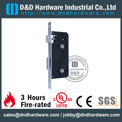Stainless steel 304 mortise lock for Bathroom/WC Door-DDML006 
