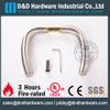Stainless Steel Plastic Base Tube Lever Handle for Single Door-DDPL004