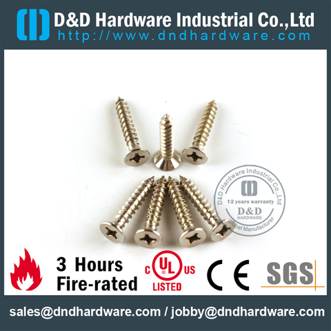 Stainless steel 316 #12 hinge screw for Wooden door- DDSR006