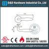 SS316 Internal Chrome Lever Door Handle Hollow Welding for Hotel Single Door-DDTH036
