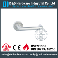Stainless Steel 316 External Lever Handle with EN1906 for Security Metal Door-DDTH018