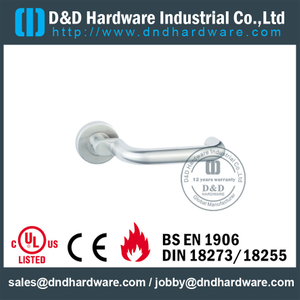 Grade 316 Mitred U Shape Front Door Handle for Hotel Single Doors-DDTH024