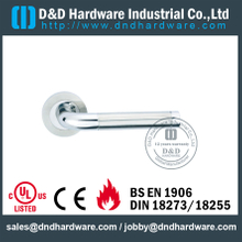 Stainless Steel 304 L Shape Tube Designer Lever Handle for Internal Hotel Doors-DDTH021