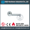 Stainless Steel 316 Chrome Solid Lever External Door Handle for Steel Doors -DDSH034