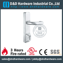 European Escutcheon Lever Trim with Fire rated for Commercial Double Steel Door -DDPD015