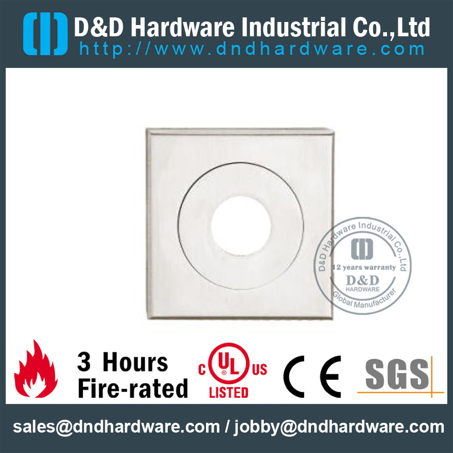 Thread type square Escutcheon for Door DDES012