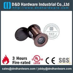 Security Door Eye Viewer with cover for Fire Resistant Door with UL Listed–DDDV005