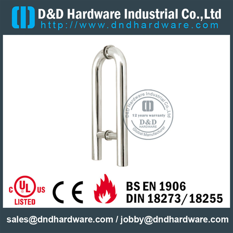Grade 316 Pull Handle for Front Glass Door with Mirror Finish -DDPH010