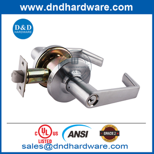 UL Listed ANSI Grade 2 Fireproof Lever Handle Lockset with Key-DDLK011