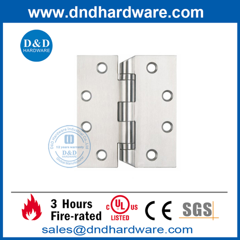 SS304 Double Ball Bearing Sloped Tip Hosptial Hinge-DDSS044-B 