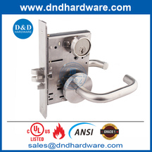 Modern SUS304 Entry Door Lock UL Fire Rated ANSI Mortise Lockset-DDAL04 F04