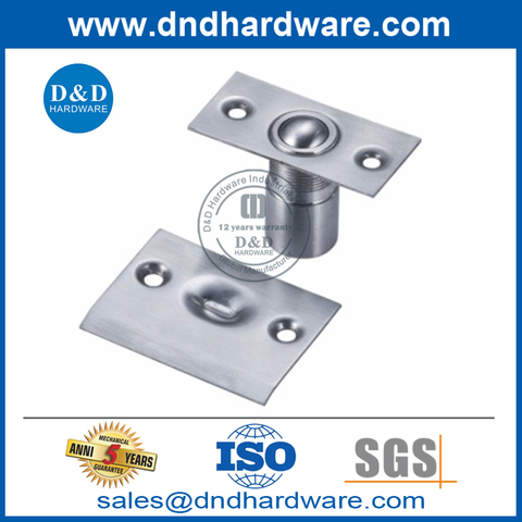 Stainless Steel Spring Loaded Interior French Door Ball Catch-DDBC002-SS