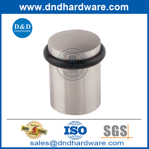 Stainless Steel Rubber Heavy Metal Door Stopper Hardware-DDDS011