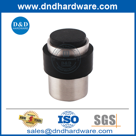 New Design Zinc Alloy Rubber Exterior Commercial Doorstops-DDDS009