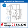 SS304 Euro Roller Bolt Lock Body for Interior Door-DDML030