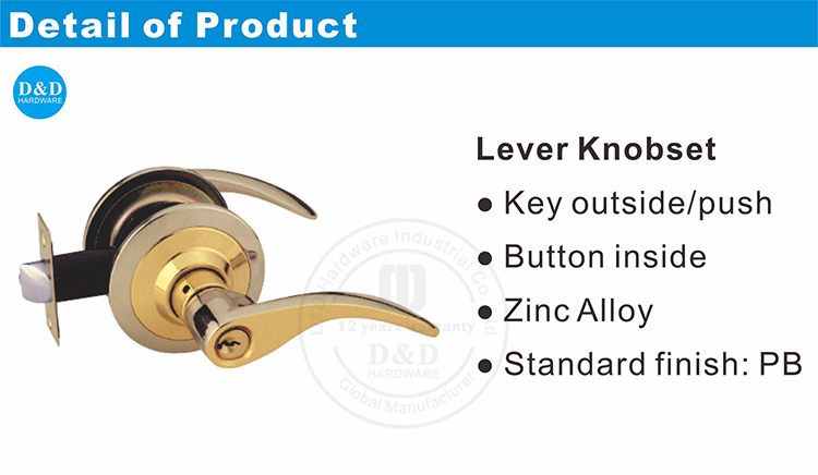 Lever Lockset-DDLK005-D&D Hardware