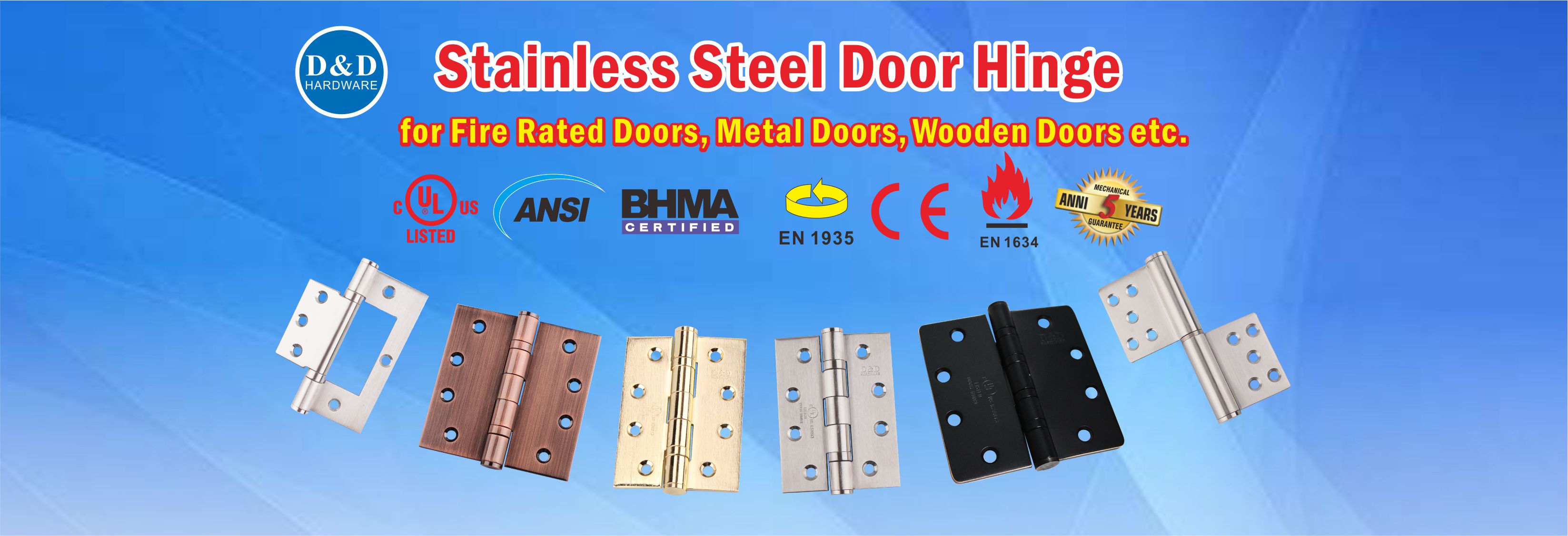 stainless steel door hinge