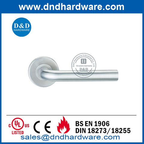 EN1906 Grade 4 Stainless Steel Straight Lever Door Handle-DDTH002