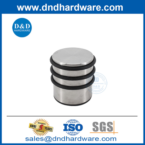 Front Door Stopper Heavy Duty Floor Stainless Steel Wood Door Stopper-DDDS041