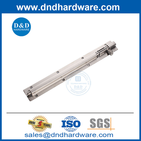 12 Inch SS304 Hardware Accessory Tower Door Bolt for Door-DDDB024