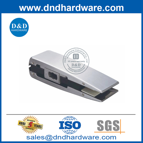 Outside Stainless Steel Glass Door Hardware Bottom Patch Fitting-DDPT006