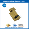 Keyless Bathroom Door Thumbturn Small Euro Brass Half Cylinder Lock Cylinder -DDLC009