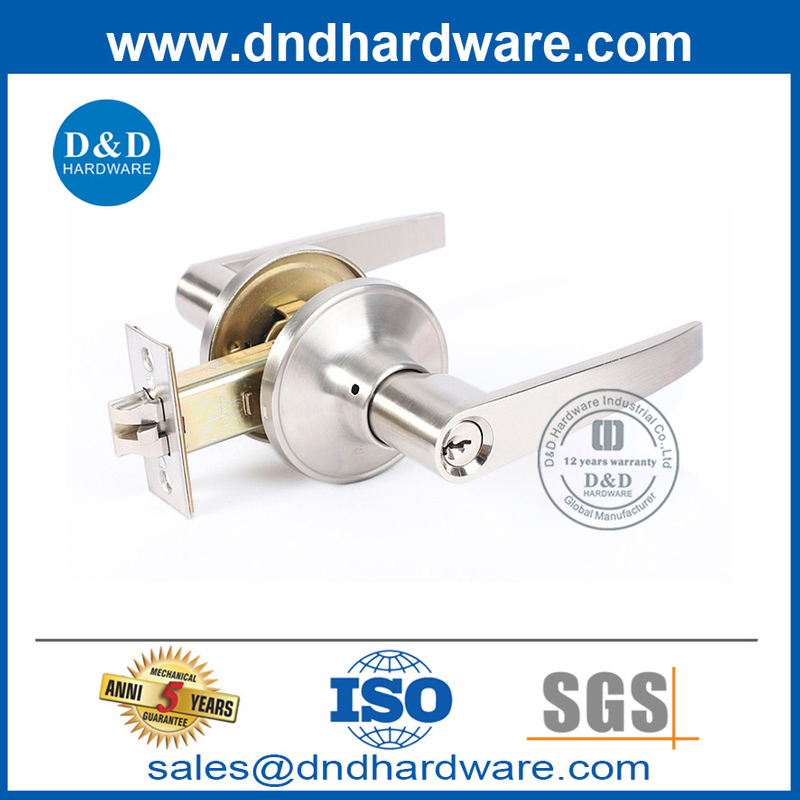China Manufacturers Zinc Alloy Tubular Lever Lockset for Market Interior Door-DDLK080