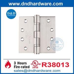 316 Stainless Steel UL 10C Fireproof 4 Inch Door Hinge for Bedroom-DDSS001-FR-4X4X3.0