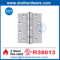 China Factory Heavy Duty UL Fire Door Butt Hinge for Hotel-DDSS006-FR-5X4X4.6