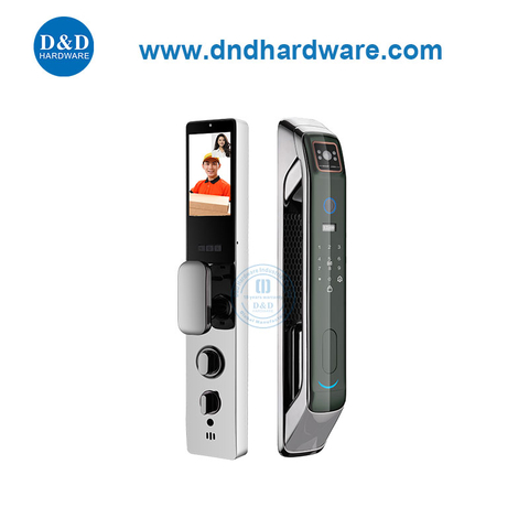 Face Recognition APP Remote Control Biometric Fingerprint Password Smart Door Lock-DDEL008