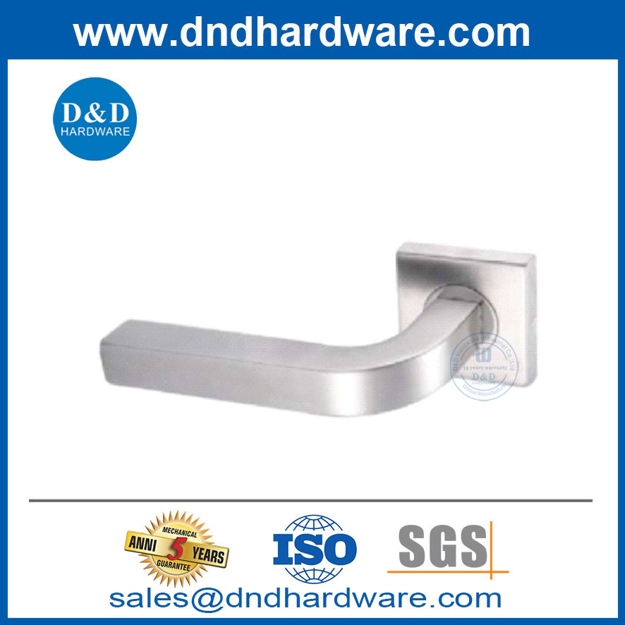 Satin Stainless Steel SS304 Commercial Office Home Door Lever Handle-DDTH044