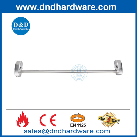 EN1125 Push Cross Bar European Type One Point Lock Panic Exit Device-DDPD021