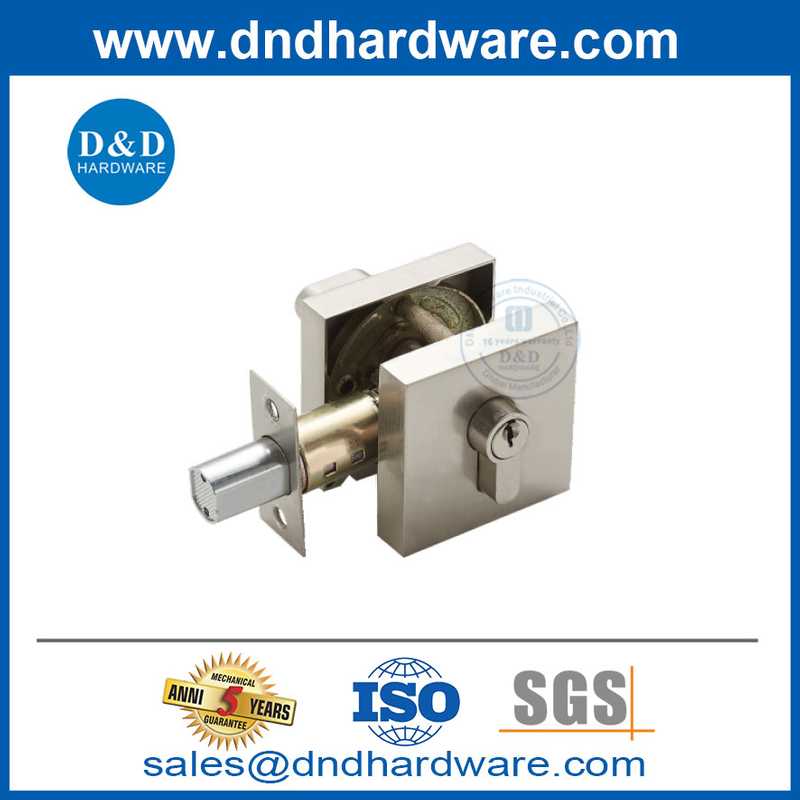 Entry Door Lockset with Deadbolt Zinc Alloy Double Cylinder Deadbolt Lock-DDLK021