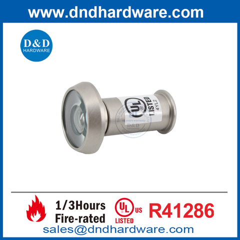 180 Degree Version UL Fire Door Safety Peephole Viewer with Cover-DDDV010