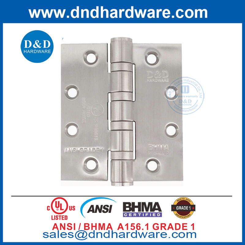 5 Inch ANSI BHMA Grade 1 Fire Door Hinges for Hotel Apartment-DDSS001-ANSI-1